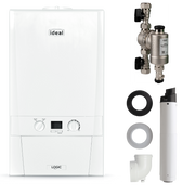 Ideal Logic Max 24kw Heat Only Pack - Boiler, Flue & Filter