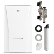 Ideal Vogue Max 40kw Combi Pack - Boiler, Flue & Filter