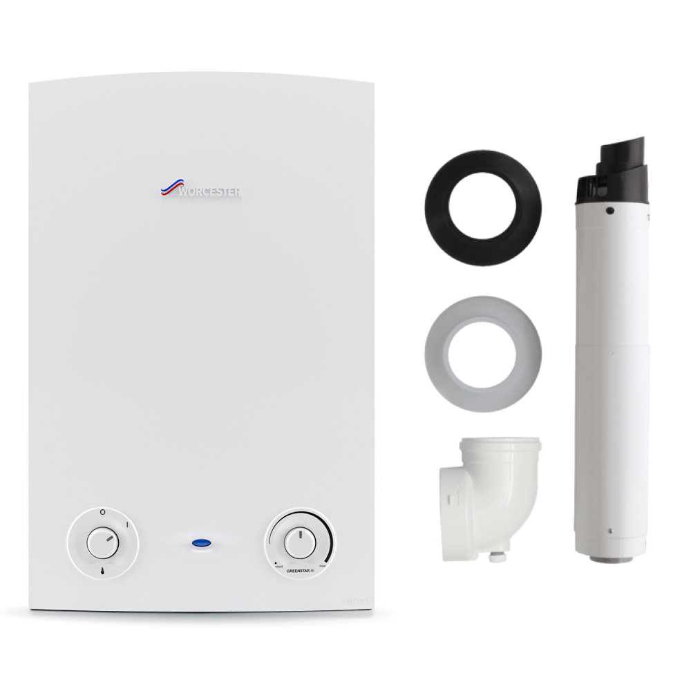 Worcester 21Ri Heat Only Pack - Boiler & Flue
