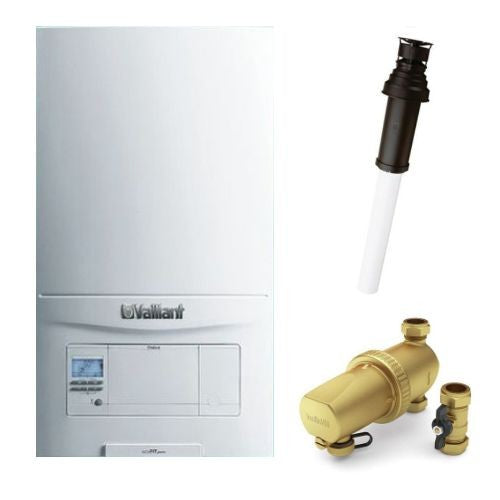 Vaillant ecoFIT Pure 825 25kw Combi Pack including Vertical Flue & Filter